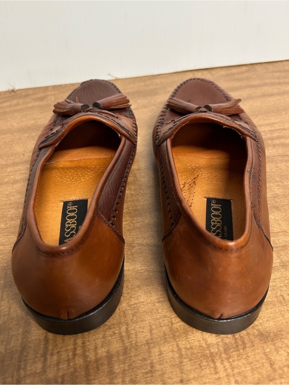 Brass Boot Handmade Leather Tassel Loafers Brown Men's 8.5 M Shoes Academia
O - Picture 9 of 17